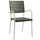 Papatya Karea Sessel dunkelrün, Aluminiumbasis Papatya Karea Sessel dunkelrün, Aluminiumbasis