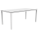 Tisch Papatya Maxima 214x99x75 mattweißer Sockel, weiße Tischplatte 1050