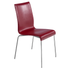 Stuhl Papatya ICON SD rotes Kunstleder