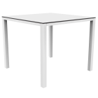 Tisch Papatya Maxima 89x89x75 mattweiß, Tischplatte weiß 1050M