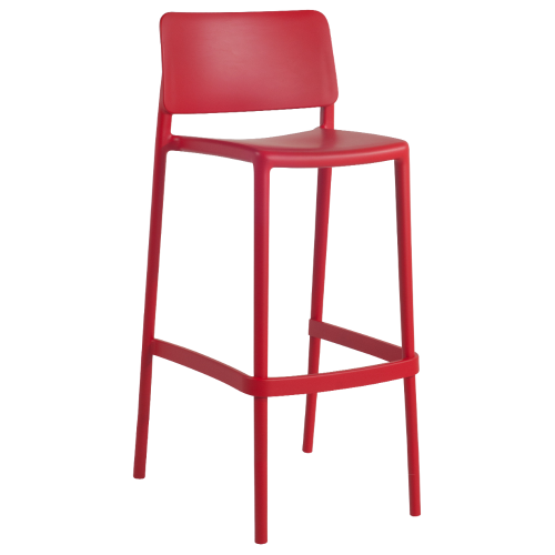 Barstuhl Papatya JOY-BS BAR - 75 rot
