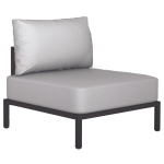 Sofa Papatya Slim Stripe Hauptmodul (A) wenge, Stoff beige Sofa Papatya Slim Stripe Hauptmodul (A) wenge, Stoff beige