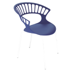 Papatya Tiara Sessel magenta, Basis Elektrophoretische Abscheidung weiß 