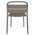 Stuhl Papatya Balat-S Taupe 61