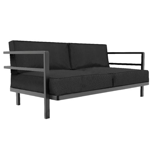 Papatya Loca Sofa LS02 Korpus anthrazitgrau / Webstoff EDEN ANT_00555
