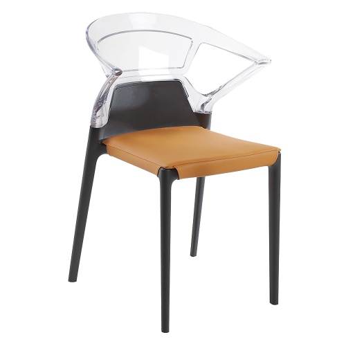 Stuhlkissen Ego-K, Ego-S, Ego-Rock (Preis ist pro Kissen) Stamskin Gewebe orange 158