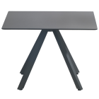 Tisch Papatya Tower 207 59x59x40 schwarze Beine, schwarze Tischplatte 1049M Tisch Papatya Tower 207 59x59x40 schwarze Beine, schwarze Tischplatte 1049M