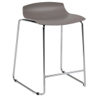 Barhocker Papatya X-Treme Sled Pro grau-braun