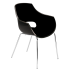 Papatya Opal Sessel Schwarz 