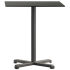 Papatya Plus Tischfuß 63x63x73 cm Matt-anthrazitgrau
