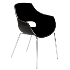 Papatya Opal Sessel Schwarz 