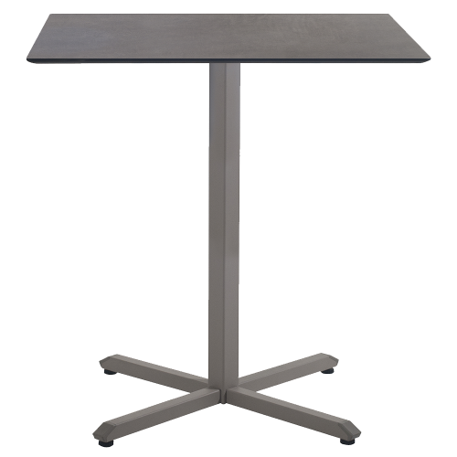 Tischgestell Papatya Slim X 350 grau-braun-metallic