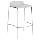 Barhocker Papatya X-Treme BSSD Platte Kunstleder weiß