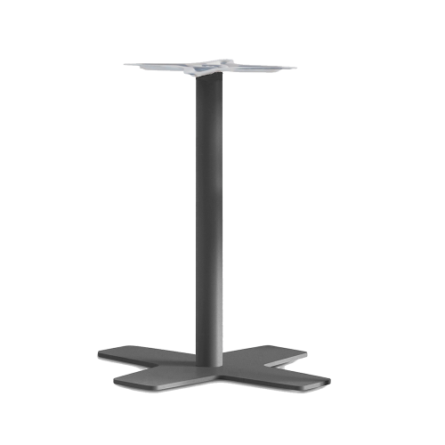 Papatya Oxo Tischfuß 45x45x73 cm Elektrophoretische Abscheidung matt-anthrazitgrau