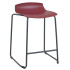 Barhocker Papatya X-Treme Sled Pro Backsteinrot, schwarze Beine