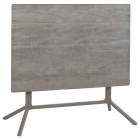 Tischgestell Papatya Time 314 aus Metall mit einem grau-braunen Klappmechanismus