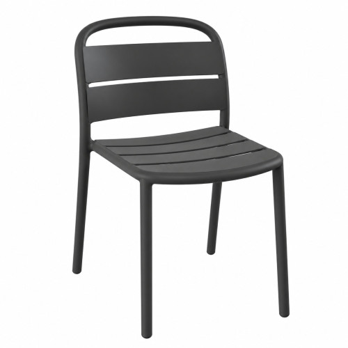 Stuhl Papatya Balat-S Anthrazit 22