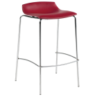 Barhocker Papatya X-Treme BSSD Platte dunkelrotes Kunstleder