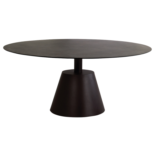 Papatya ROLL Tisch D139x75 Untergestell Wenge, Tischplatte Wenge