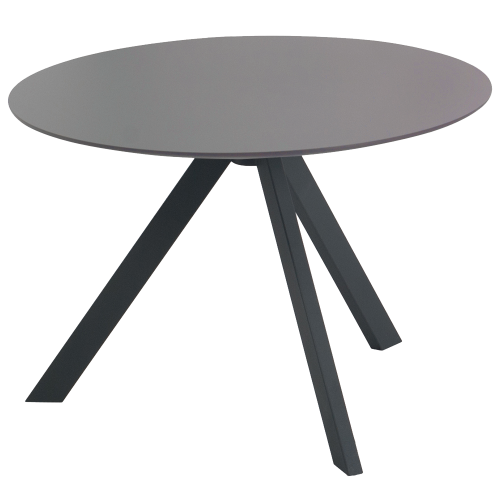 Tisch Papatya Tower 205 D59x40 Beine anthrazit, Tischplatte zement 5101