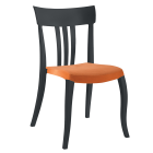  Stuhlkissen Xsera, Hera-S, Opera-S, Trio, Toro (Preis ist pro Kissen) Stamskin Gewebe orange 127