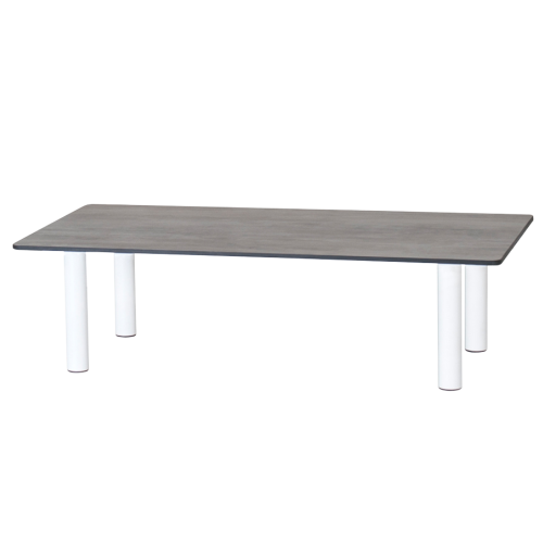 Tisch Papatya Breeze 60x110x30 cm weiß, Zementtischplatte