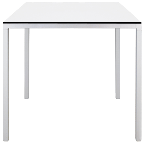 Tisch Papatya Slim 49x49x50 weiß, Tischplatte weiß