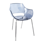 Papatya Opal Sessel transparent grau