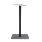 Papatya Lotus Square Tischfuß 40x40x73 cm anthrazitgrau