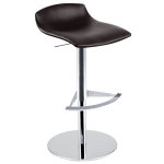 Barhocker Papatya X-Treme BD Platte dunkelbraunes Kunstleder, Chrombein höhenverstellbar Barhocker Papatya X-Treme BD Platte dunkelbraunes Kunstleder, Chrombein höhenverstellbar