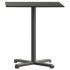Papatya Plus Tischfuß 48x48x73 cm Matt-anthrazitgrau