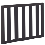 Armlehne Papatya Slim Stripe Eckmodul (C) Wenge