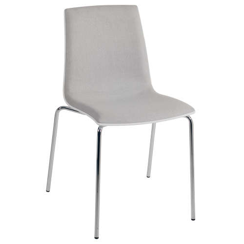 Stuhl mit weichem Kissen X-Treme S Pro Soft weißer Stoff grau