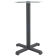Papatya Plus Tischfuß 63x63x73 cm Matt-anthrazitgrau