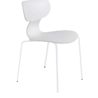 Papatya Yugo-S Stuhl weiß , Sesselbeine Elektrophoretische Abscheidung weiß 