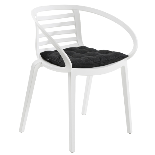 Stuhlkissen kleine für Mambo Stühle (Preis ist pro Kissen) Era schwarzes Gewebe CSE14