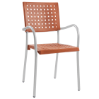 Papatya Karea Sessel orange, Aluminiumbasis Papatya Karea Sessel orange, Aluminiumbasis