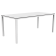 Tisch Papatya Maxima 179x89x75 mattweißer Sockel, weiße Tischplatte 1050M