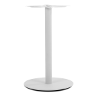 Papatya Lotus Round Tischfuß d60x73 cm weiß