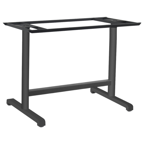 Tischgestell Papatya Plus II 80x60x73 cm Anthrazit matt