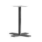 Papatya Oxo Tischfuß 45x45x73 cm Elektrophoretische Abscheidung matt-anthrazitgrau