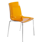 Papatya X-Treme S Stuhl transparent orange