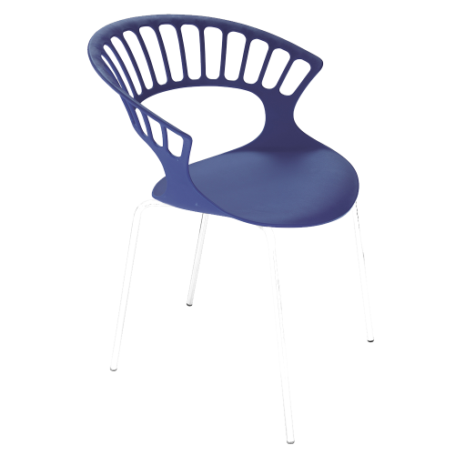 Papatya Tiara Sessel magenta, Basis Elektrophoretische Abscheidung weiß 