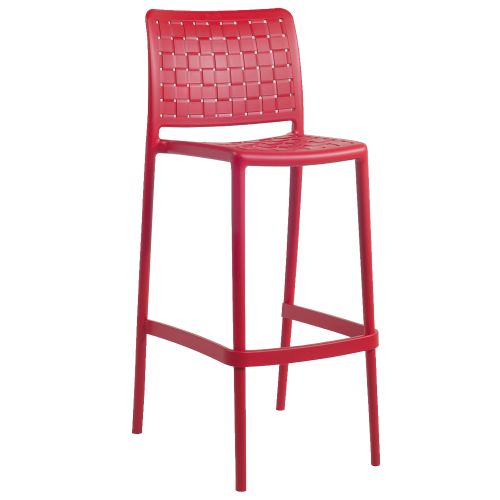 Barhocker Papatya Fame-S Bar 75 cm rot