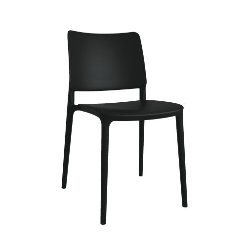 Papatya Joy-S Stuhl Schwarz 