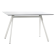 Tisch Papatya Tower 209 119x69x75 weiße Beine, weiße Tischplatte 1050M