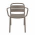 Sessel Papatya Balat-K Taupe 61