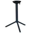 Tischgestell Papatya Time 311 aus Metall mit einem schwarzen Klappmechanismus