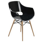 Papatya Opal Sessel-Wox schwarz, Material Buchenholz Papatya Opal Sessel-Wox schwarz, Material Buchenholz