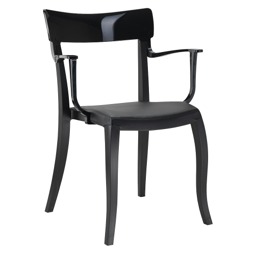 Stuhlkissen Xsera, Hera-S, Opera-S, Trio, Toro (Preis ist pro Kissen) Stamskin schwarzes Gewebe 002